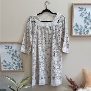 Jigsaw Cream Eyelet Dress